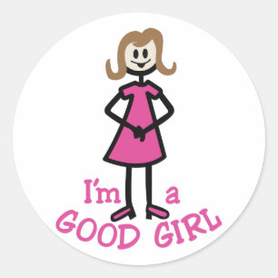 Good Girl Ronde Sticker