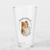 Good Girl Sheltie Glas (Voorkant)