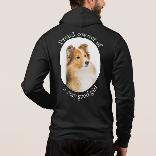 Good Girl Sheltie Hoodie (Achterkant)