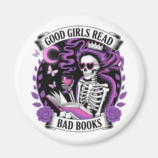 Good Girls Read Bad Books Magneet (Voorkant)