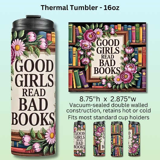 Good Girls Read Bad Books  Thermosbeker