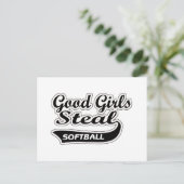 Good Girls Steal (zwart) Briefkaart (Staand voorkant)
