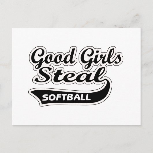 Good Girls Steal (zwart) Briefkaart (Voorkant)