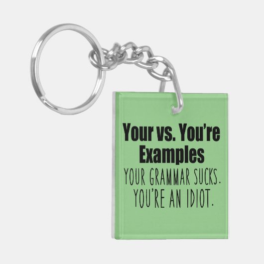 Good Grammar Sleutelhanger (Voorkant Links)