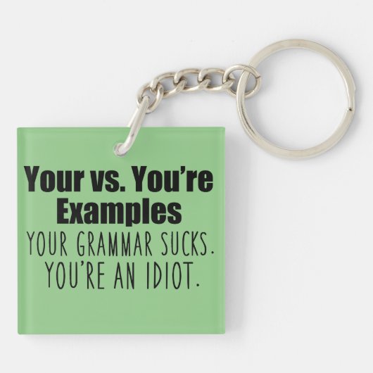 Good Grammar Sleutelhanger (Achterkant)