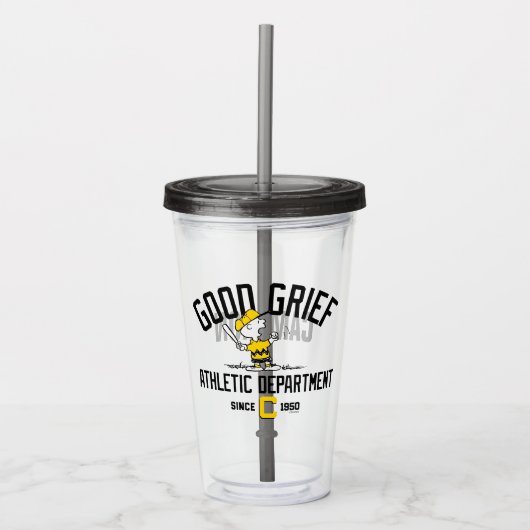 Good Grief Athletic Department Acryl Drinkbeker (Voorkant)