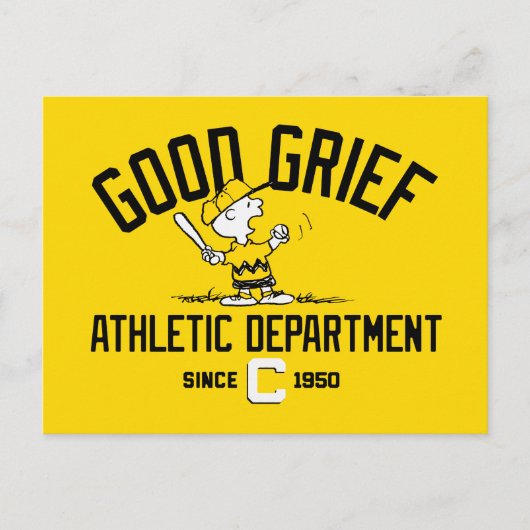 Good Grief Athletic Department Briefkaart (Voorkant)