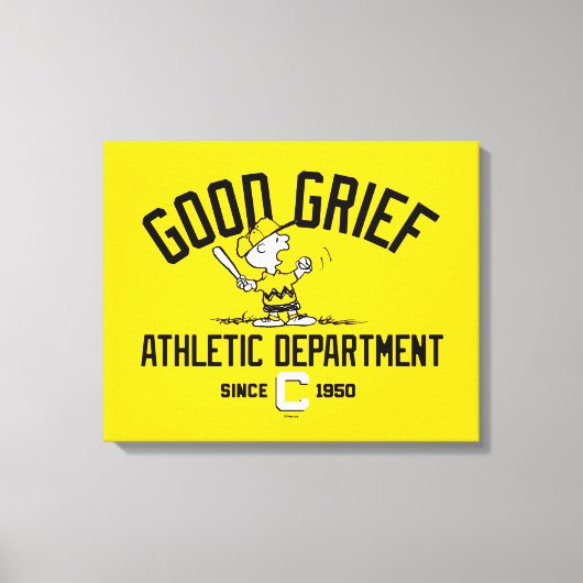 Good Grief Athletic Department Canvas Afdruk (Voorkant)