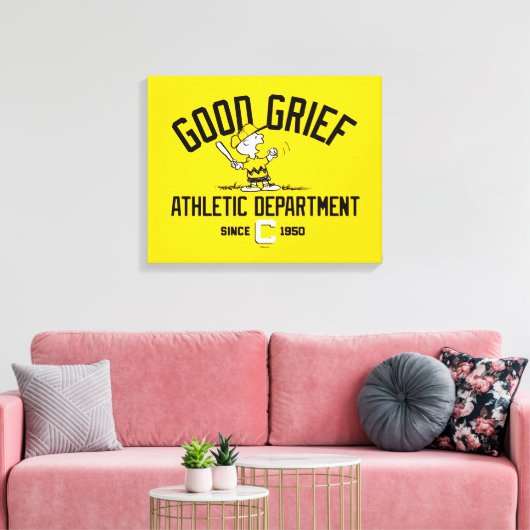 Good Grief Athletic Department Canvas Afdruk (Insitu (Woonkamer))