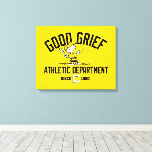 Good Grief Athletic Department Canvas Afdruk (Insitu (Houten vloer))