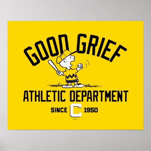 Good Grief Athletic Department Poster (Voorkant)