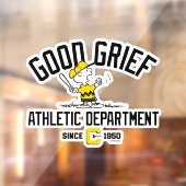 Good Grief Athletic Department Raamsticker (Vel 2)