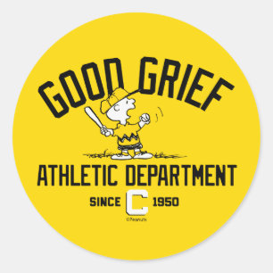 Good Grief Athletic Department Ronde Sticker