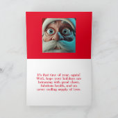 GOOD GRIEF SANTA CHRISTMAS KAART VOOR IEDEREEN (Binnen)