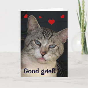 Good Grief Valentijnsdag Card voor haar Feestdagen Kaart