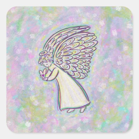 Good Guardian Angel Art Custom Sticker Decals (Voorkant)