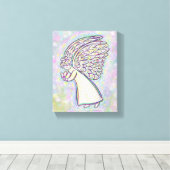 Good Guardian Angel schildert gevlekte canvas kuns (Insitu (Houten vloer))