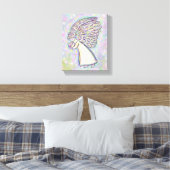 Good Guardian Angel schildert gevlekte canvas kuns (Insitu (Slaapkamer))