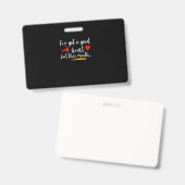Good Heart Mouthy & Attitude Badge (Voor- en achterkant)