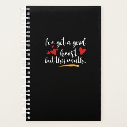 Good Heart Mouthy & Attitude Planner (Voorkant)