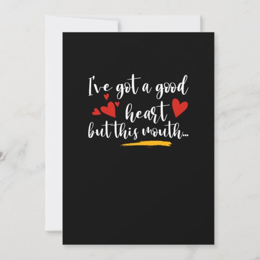 Good Heart Mouthy & Attitude Save The Date (Voorkant)