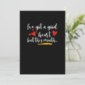 Good Heart Mouthy & Attitude Save The Date (Staand voorkant)