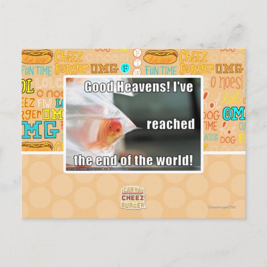 Good Heavens! Briefkaart (Voorkant)