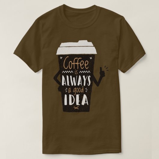 GOOD IDEA COFFEE T-SHIRT (Design voorkant)