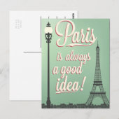 Good Idea Paris  Briefkaart (Voorkant / Achterkant)
