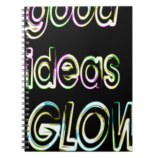 good ideas GLOW in the dark Notitieboek