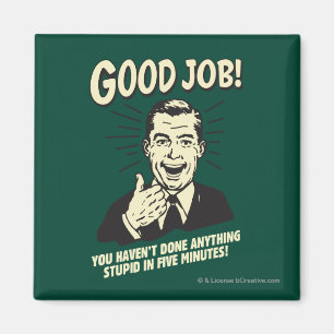 Good Job: Done Anything Stupid 5 Min. Magneet