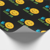 Good Job Emoji Cadeaupapier (Hoek)