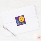Good Job Emoji Vierkante Sticker (Envelop)