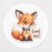 Good Job! Fox, Dragon & Snail Stickers (Design 1)