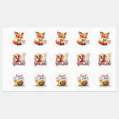 Good Job! Fox, Dragon & Snail Stickers (Vel)