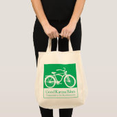 Good Karma Bikes Organic Grocery Bag Tote Bag (Voorkant (product))