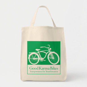 Good Karma Bikes Organic Grocery Bag Tote Bag