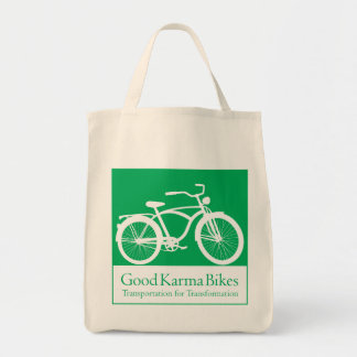 Good Karma Bikes Organic Grocery Bag Tote Bag