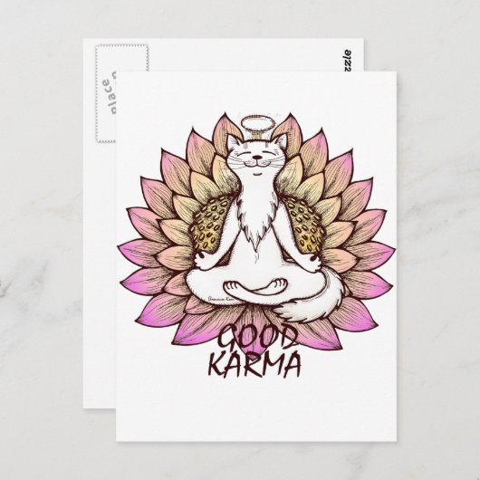 Good Karma Briefkaart (Voorkant / Achterkant)