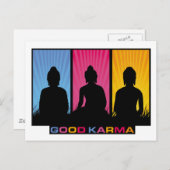 Good Karma Buddhas Briefkaart (Voorkant / Achterkant)