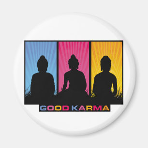 Good Karma Buddhas Magneet