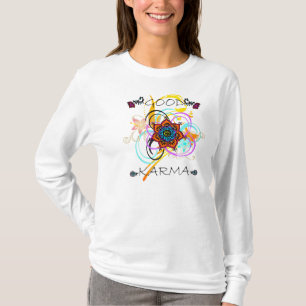 Good Karma Mandala Swirls Hoody Long Hoeve