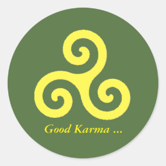 Good Karma Ronde Sticker