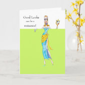 Good Looks verjaardag of vriendschapskaart Kaart (Gele Bloem)