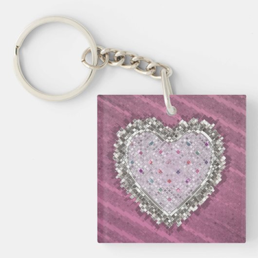 Good Love Charm Button Sleutelhanger (voorkant)