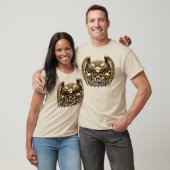 Good Luck 2025 Doppeladler Totenkopf Gold T-shirt (Unisex)