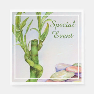 Good Luck Bamboo Party Servet