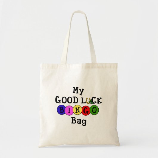 Good Luck Bingo Bag Tote Bag (Voorkant)