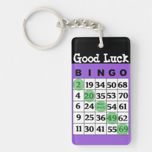 Good Luck BINGO Charm Sleutelhanger