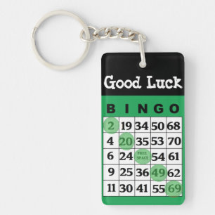 Good Luck BINGO Charm Sleutelhanger